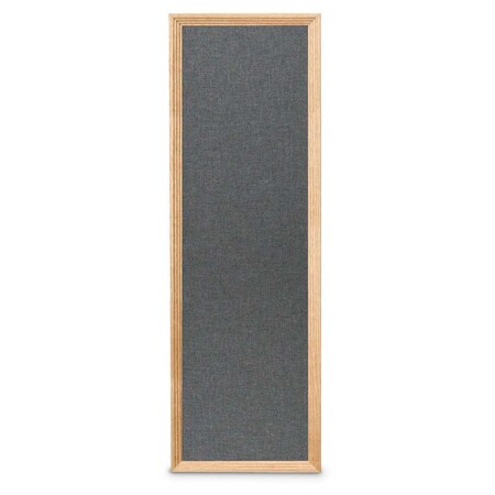 United Visual Products Slim Style Indoor Enclosed Corkboard, 24 UVRDS23SBH-WHITE-BLSPRU